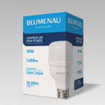 Lâmpada LED High Power T60 E27 20W 1600Lm Bivolt 6.500K