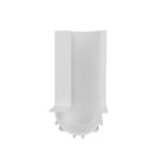 Emenda Teto-Parede 90º LED para Perfil Decor Embutir