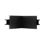 Emenda Perfil Decor Sob Duplo 65x36 Teto-Parede - Preto