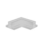 Emenda Perfil Decor Sobrepor Duplo 65x36 Teto-Teto - Branco