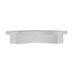 Emenda Perfil Decor Sobrepor Duplo 65x36 Teto-Teto - Branco