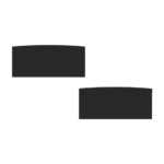Kit 10 Tampas Perfil 17x7mm - Preto
