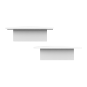 Kit 10 Tampas Perfil 24x7mm