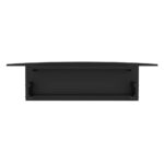 Kit 10 Tampas para Perfil 40x10mm - Preto
