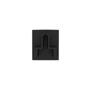 Kit 10 Tampas para Perfil 8x9mm - Preto