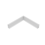 Emenda Perfil Embutir 24x7mm Teto-Parede - Branco Fosco