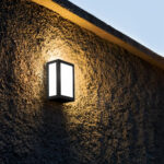 Arandela Verti Retangular 40W IP54 - Preto
