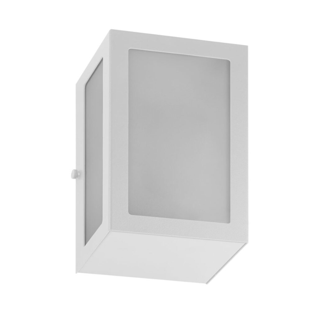 Arandela Verti Retangular 40W IP54 - Branco Fosco