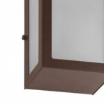 Arandela Verti Retangular 40W IP54 - Marrom Gold