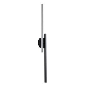 Arandela LED Zig 60cm 18W Bivolt 3.000K - Preto