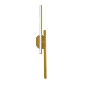 Arandela LED Zig 60cm 18W Bivolt 3.000K - Dourado