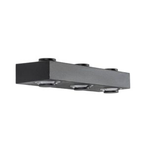 Arandela LED Magna Slim Bivolt 6W 3.000K - Preto
