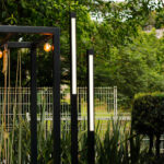 Poste Garten Alumínio 2,50m - Preto Fosco