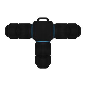 Conector Impermeável T IP68 Bivolt - Preto