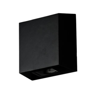 Arandela Slim 2 Fachos - Preto Fosco