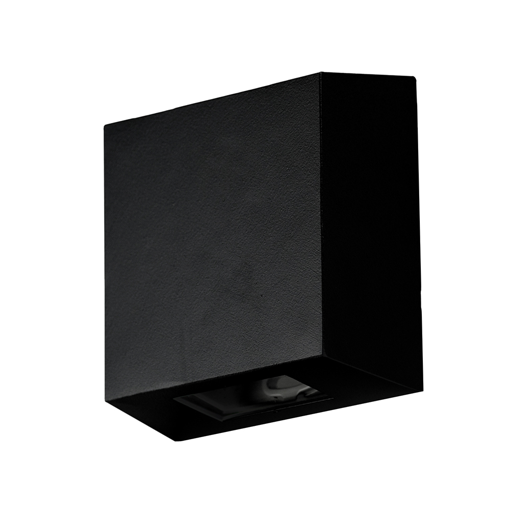 Arandela Slim 2 Fachos - Preto Fosco