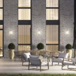 Arandela Stuttgart 23cm - Branco Fosco