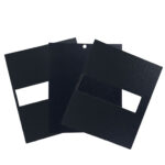 Arandela Flip 2 Aletas - Preto Fosco
