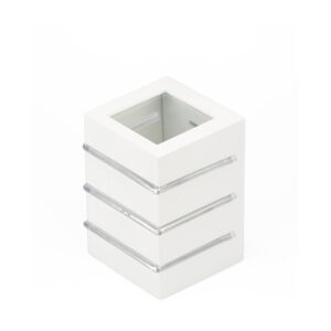Arandela Flip 3 Aletas - Branco Fosco