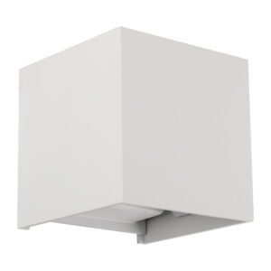 Arandela LED Free Alumínio Quadrada 6W 3.000K - Branco