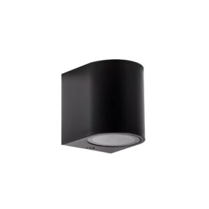 Arandela Auti 1 Facho Redonda IP54 - Preto