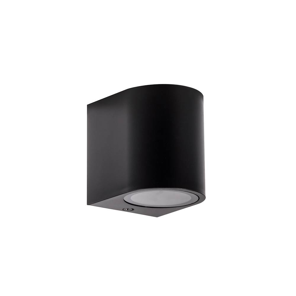 Arandela Auti 1 Facho Redonda IP54 - Preto