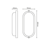 Tartaruga LED Easy IP65 18W 6.500K - Branco