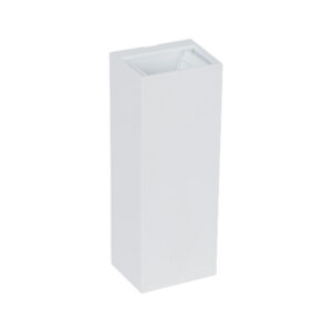 Arandela LED Light 4,3x12cm 5W IP65 Bivolt Facho Ajustável 3.000K - Branco
