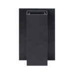 Arandela LED Light 4,3x12cm 5W IP65 Bivolt Facho Ajustável 3.000K - Preto