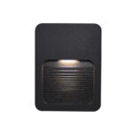 Balizador LED Lich 12cm 2W Bivolt 3.000K - Preto