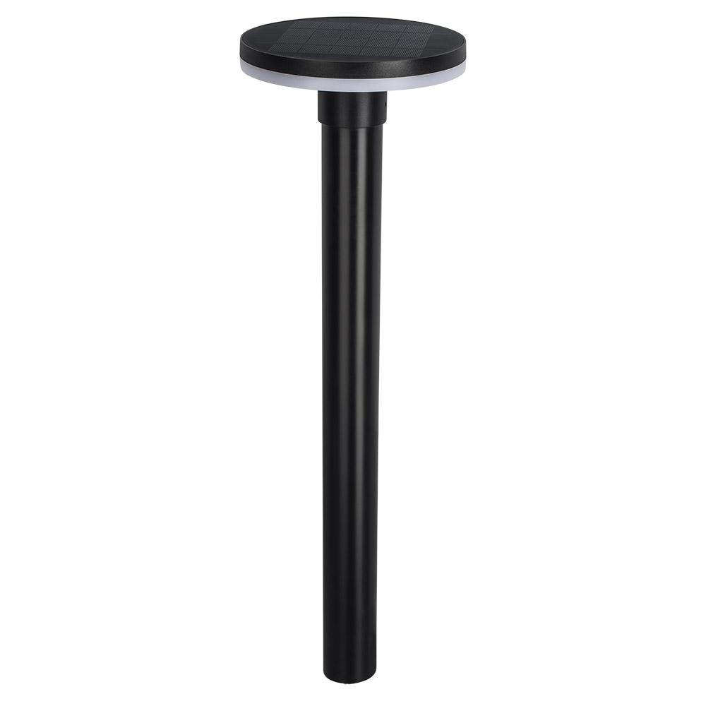 Balizador LED Eclipse ABS Solar IP65 5W 3.000K - Preto