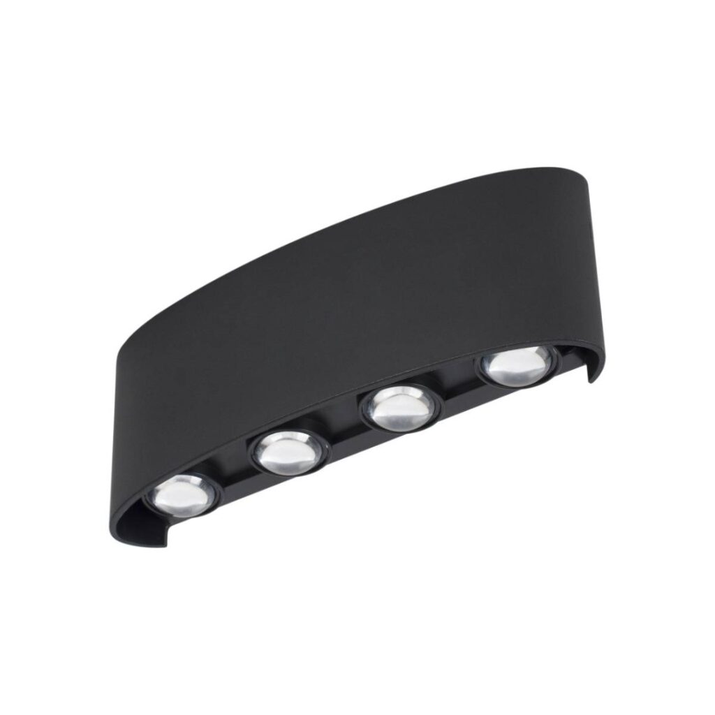 Arandela Magna LED ABS Bivolt 8W 3.000K - Preto