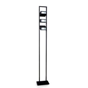Poste Aço Carbono 2,10m - Preto Fosco