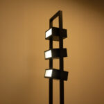 Poste Aço Carbono 2,10m - Preto Fosco