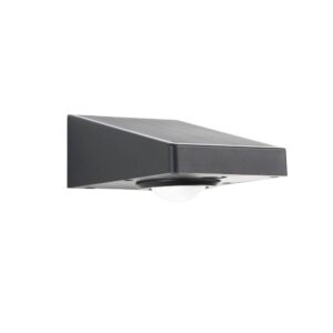 Arandela LED Solar Ecoluz 1 Facho 5W IP65 ABS 3.000K - Preto