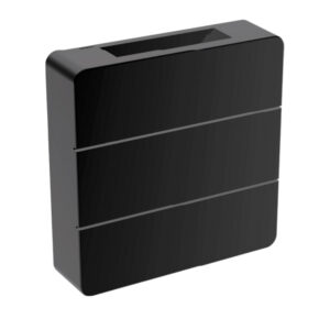 Arandela LED Clean Aletada 6W 3.000K - Preto