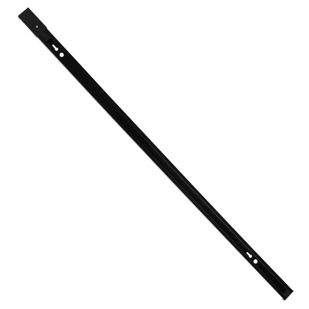 Trilho Sobrepor Slim Bivolt 1M - Preto