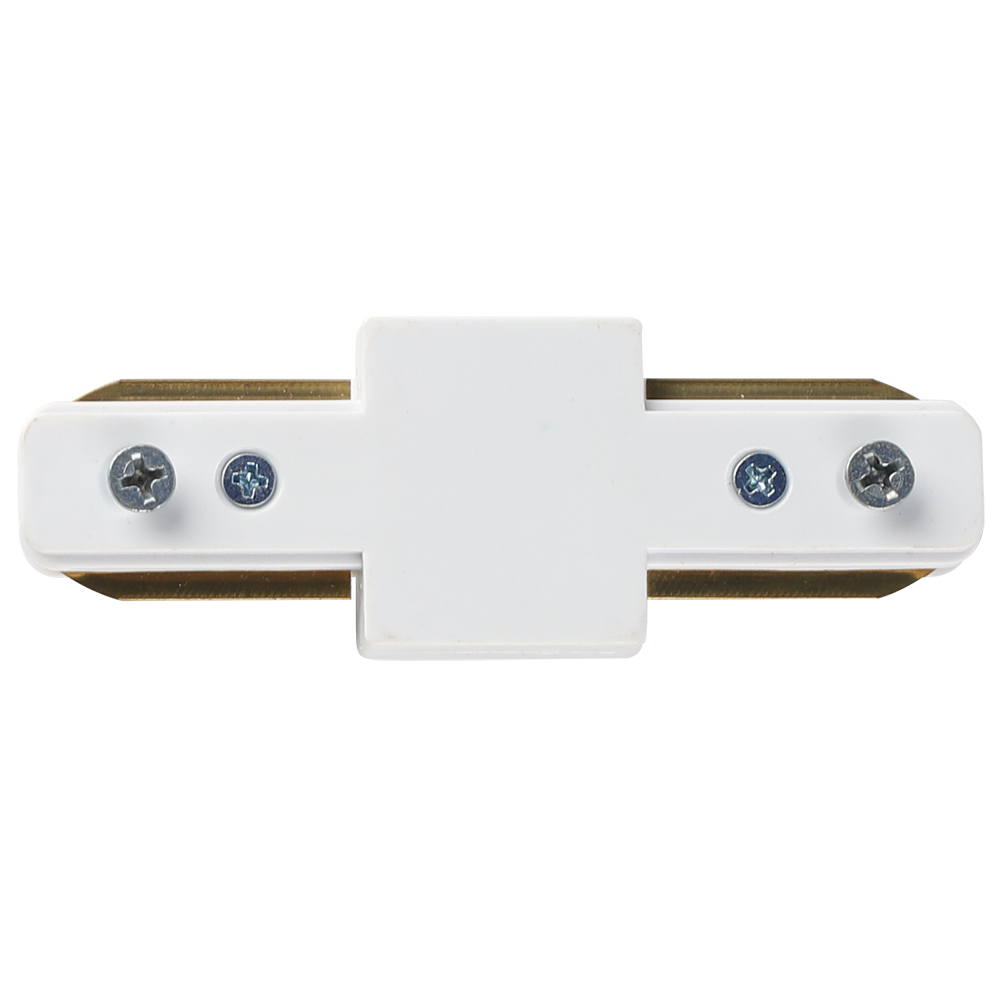 Conector Reto p/ Trilhos Sobrepor - Branco