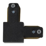 Conector "L" p/ Trilhos Sobrepor - Preto