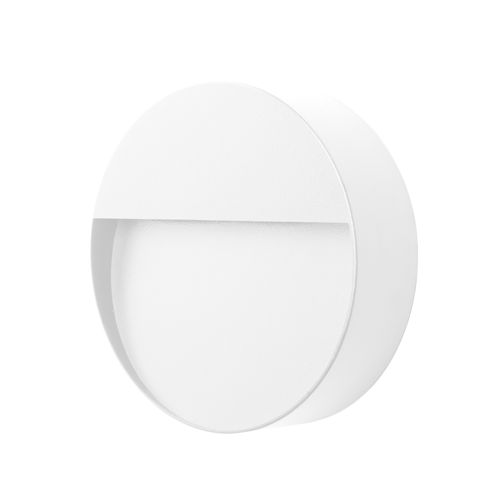 Balizador Helles LED Redondo IP65 Bivolt 8W 3.000K - Branco