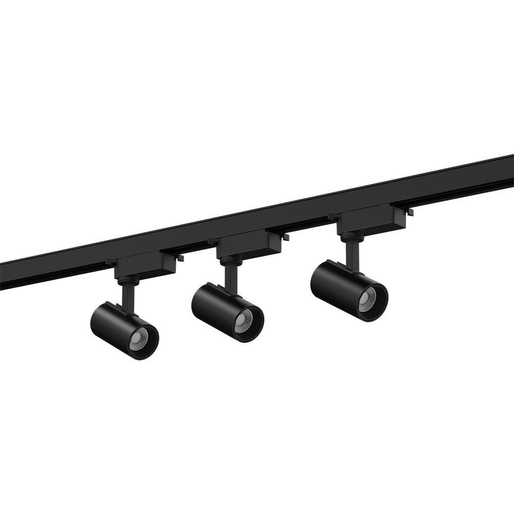 Kit Trilho Eletrificado Up com 3 Spots LED 15W Bivolt 6.500K - Preto