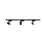 Kit Trilho Eletrificado Up com 3 Spots LED 15W Bivolt 6.500K - Preto