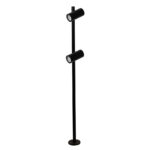 Balizador Guben Duplo 1,10m - Preto Fosco