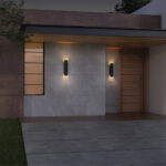 Arandela Lahr 450mm - Preto Texturizado
