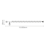 Cordão Luminoso 127V 4W 100 LEDs 6.500K - 10m