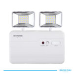 Luminária de Emergência LED 1.200 LM 5W 2 Faróis 6.500K - Branco