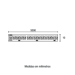 Fita LED 12V 22W/m 240 LEDs 6.500K - 5m