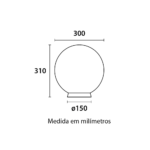 Globo Polietileno Leitoso - Boca 15