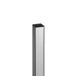 Perfil Sobrepor 17x16mm 2m - Preto