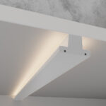 Perfil Decor Sobrepor Duplo 65x36mm 2m - Branco